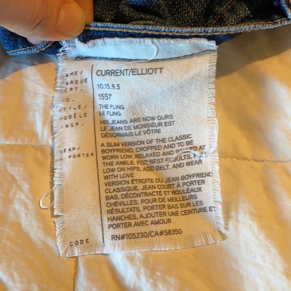 Current Elliott boyfriend the fling jeans - Picture 4 of 4